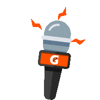 GatoradeEcuador run ecuador microphone bebida Sticker