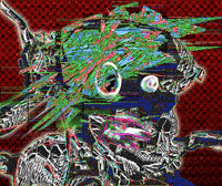 Brain Damage Glitch GIF by davidvnun