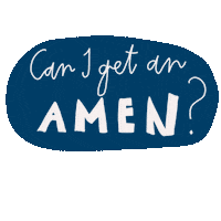 Can I Get An Amen Agree Sticker