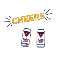 Beer Drinking Sticker by Cannon Ballers