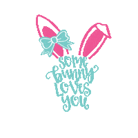 easter bunny spring Sticker