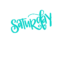 days of the week saturday Sticker