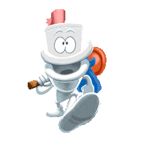 Ralph Ruthe Toilette Sticker by COMMUNITYEDITONS