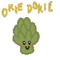 Okiedokieartichokie Sticker