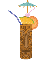 drank tiki Sticker by Idea Distribution LLC