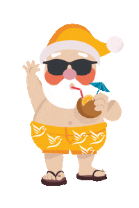 Santa Claus Christmas Sticker by LuxairTours