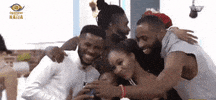 BigBrotherNaija selfie bbnaija for the gram group selfie GIF