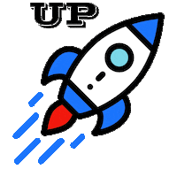 Rocket Sticker by Halltec