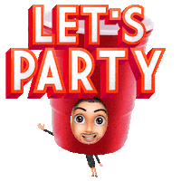 Lets Party Manthonyajr Sticker by Genies