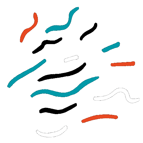 Confetti Scribble Sticker by Thomas More-hogeschool