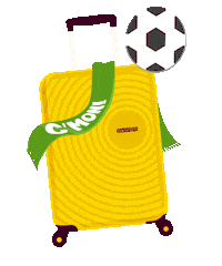 football travelling Sticker by American Tourister