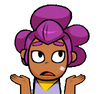 brawlstars girl surprised brawl stars supercell Sticker
