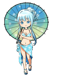 Lunime anime girl games life Sticker