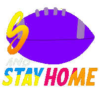 Stay Home Super Bowl Sticker by INTO ACTION