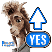 Goat Sticker by falconfilmovenovinky