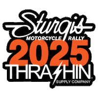 Motorcycle Sturgis Sticker by Thrashin Supply Company