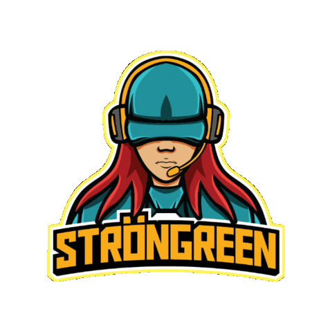 strongreen giphygifmaker Sticker