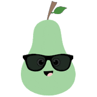 sunglasses fruit Sticker by Live Life Happy