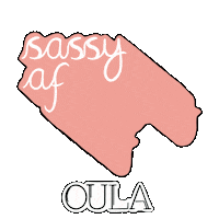 oulacreativecatering sassy oula sassy af hula creative catering Sticker