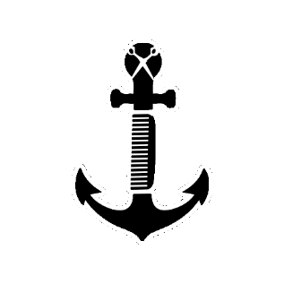 Anker Sticker by Friseur StrandABSCHNITT
