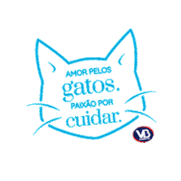 Cat Gatos Sticker by VB Alimentos