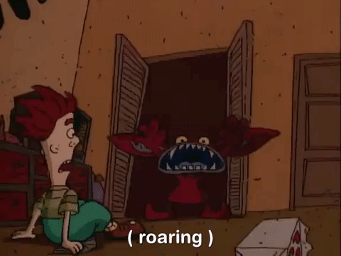nickrewind giphydvr nicksplat aaahh real monsters giphyarm002 GIF