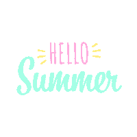 Summer Hello Sticker
