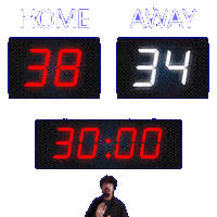 34 Away Sticker