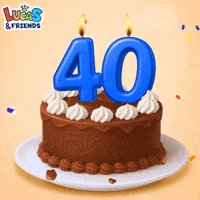 Happy Birthday GIF by Lucas and Friends by RV AppStudios