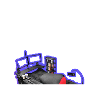 Bauhutte gaming bed げーむ ペット Sticker