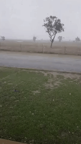 Severe Thunderstorm Brings Hail to Queensland Town