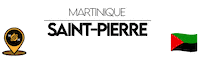 Saint-Pierre Martinique Sticker by NoirNomads