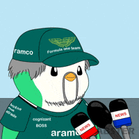 Racing Penguin GIF by Abster