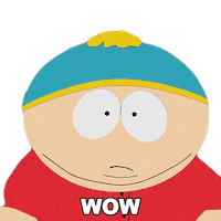 Eric Cartman Wow Sticker by South Park