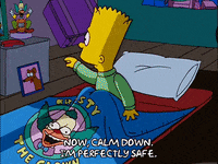 scared bart simpson GIF