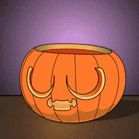 Trick Or Treat Pumpkin GIF by Playember