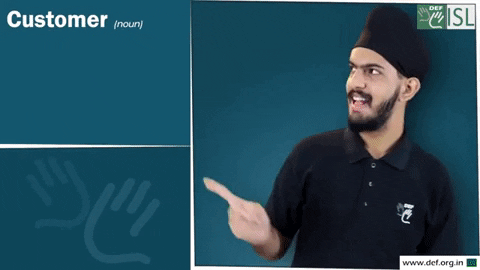 Sign Language Customer GIF by ISL Connect