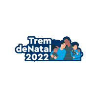 Natal Trem Sticker by Rumo Logística