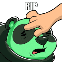 Game Over Rip Sticker by SuperVerse