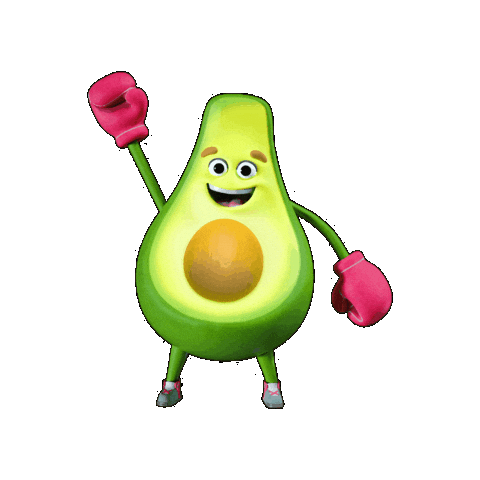 Abacate Sticker by OBA HORTIFRUTI