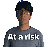 Warning Heads Up Sticker