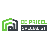Deprieelspecialist logo locatie joure tuinhuis Sticker