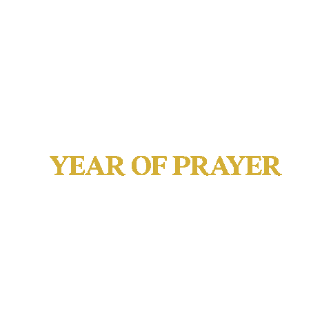 Year Of Prayer Sticker by Vision Church