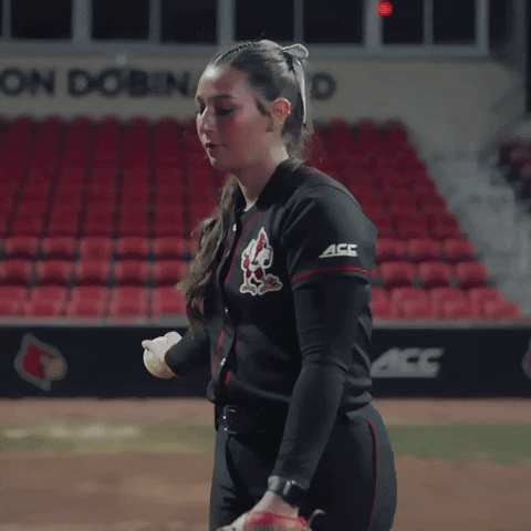 Softball GIF by Louisville Cardinals