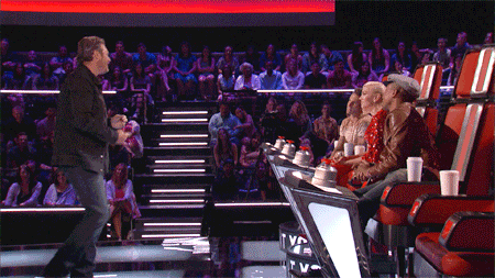 blake shelton television GIF by The Voice