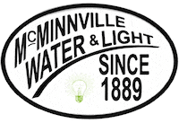 Electricity Lightbulb Sticker by McMinnville Economic Development Partnership