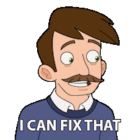 I Can Fix It Will Forte Sticker by NETFLIX