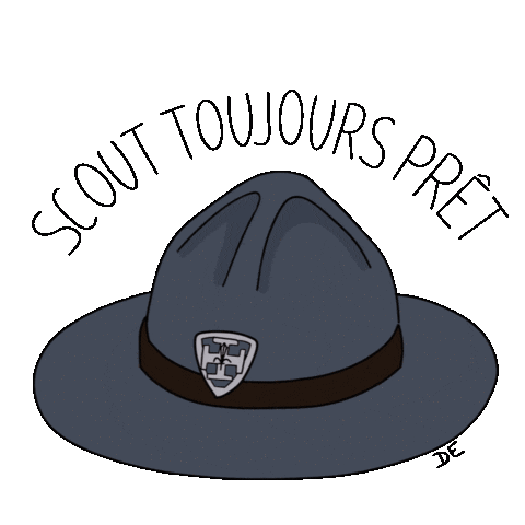 Dessindeternite Scout Scoutisme Guide Suf Sticker