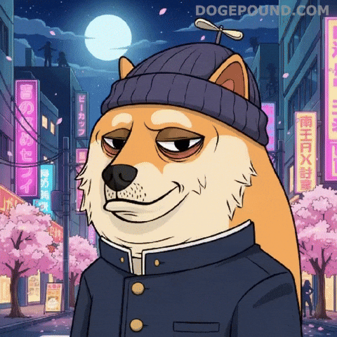 Shiba Inu Night GIF by Doge Pound
