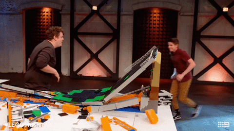 LEGOMastersAU giphyupload lego channel 9 legomastersau GIF
